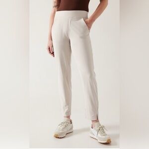 Athleta Brooklyn Ankle Pant Tan/Taupe/Light Beige 8 Tall